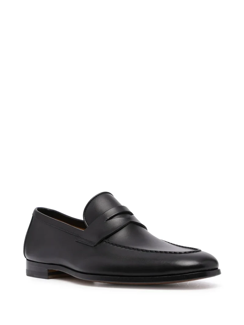 Magnanni leather penny loafers